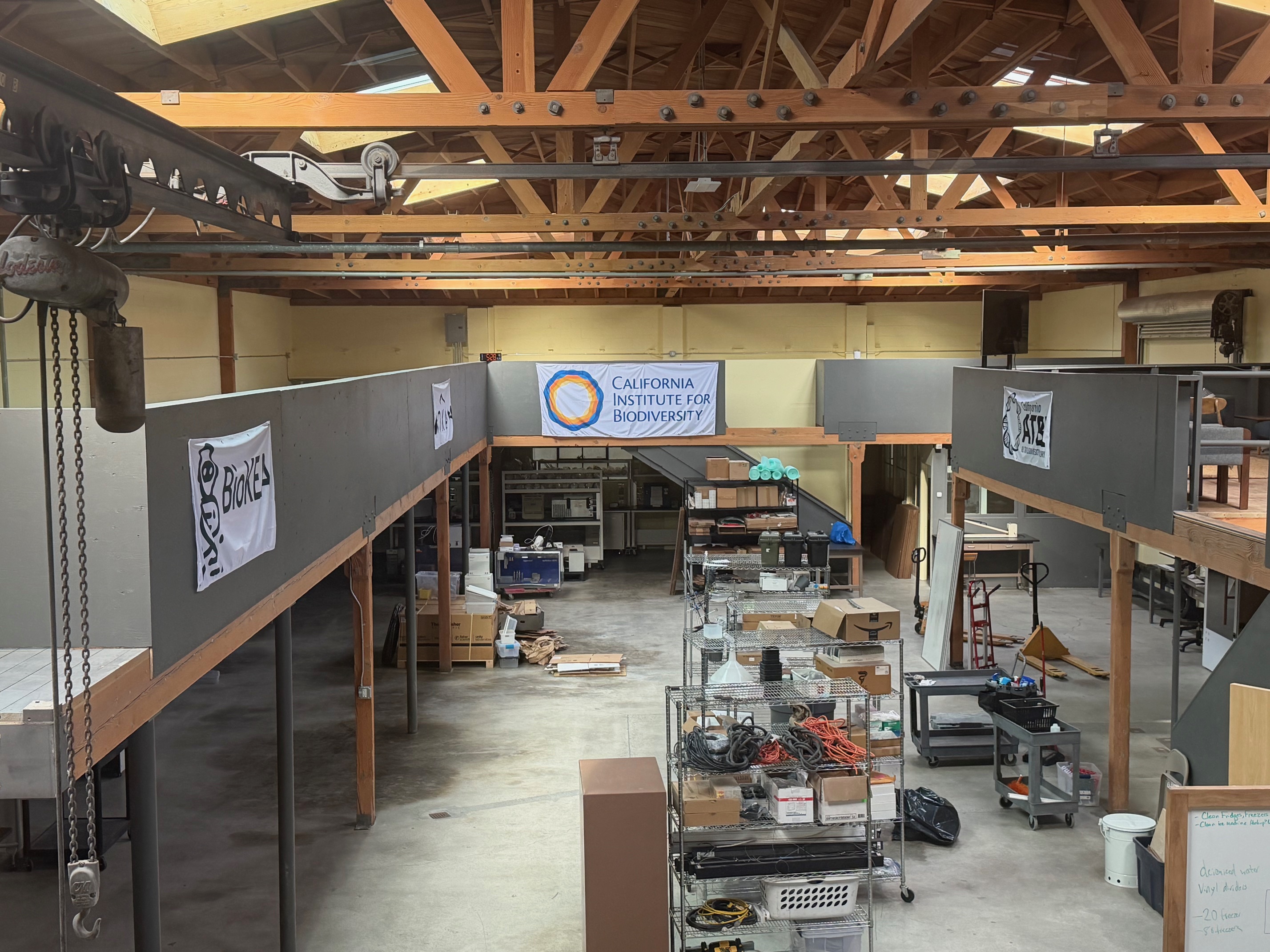 Berkeley lab interior, operational