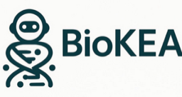 BioKEA primary logo on light backgrounds